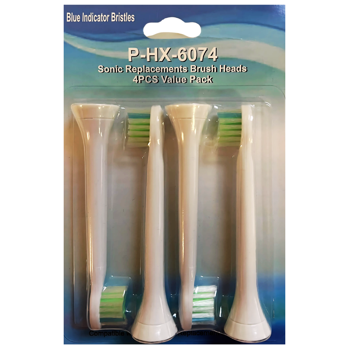12 keičiamų galvučių rinkinys „Philips Sonicare“ dantų šepetėliams – P-HX-6044/P-HX-6074/P-HX-6024