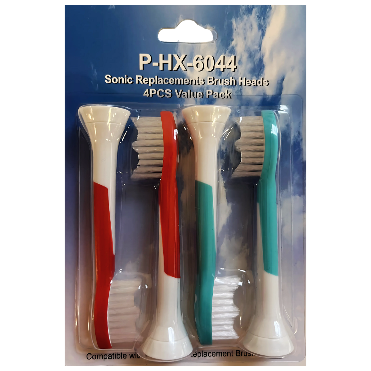 12 keičiamų galvučių rinkinys „Philips Sonicare“ dantų šepetėliams – P-HX-6044/P-HX-6074/P-HX-6024