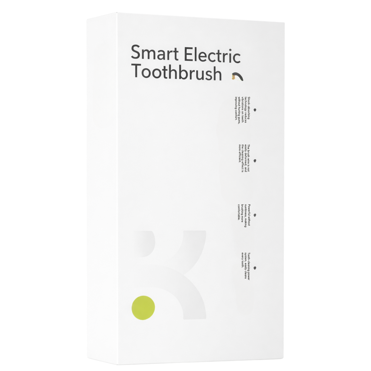 Elektrická zubná kefka biela + 2 hlavice + UV sterilizátor