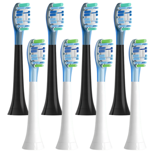 Sada 8 Náhradných Hlavíc Philips Sonicare C3 Premium Black & White