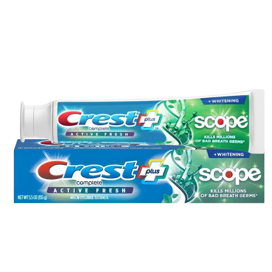 Zubná Pasta Crest Complete Plus Scope Active Fresh 155g