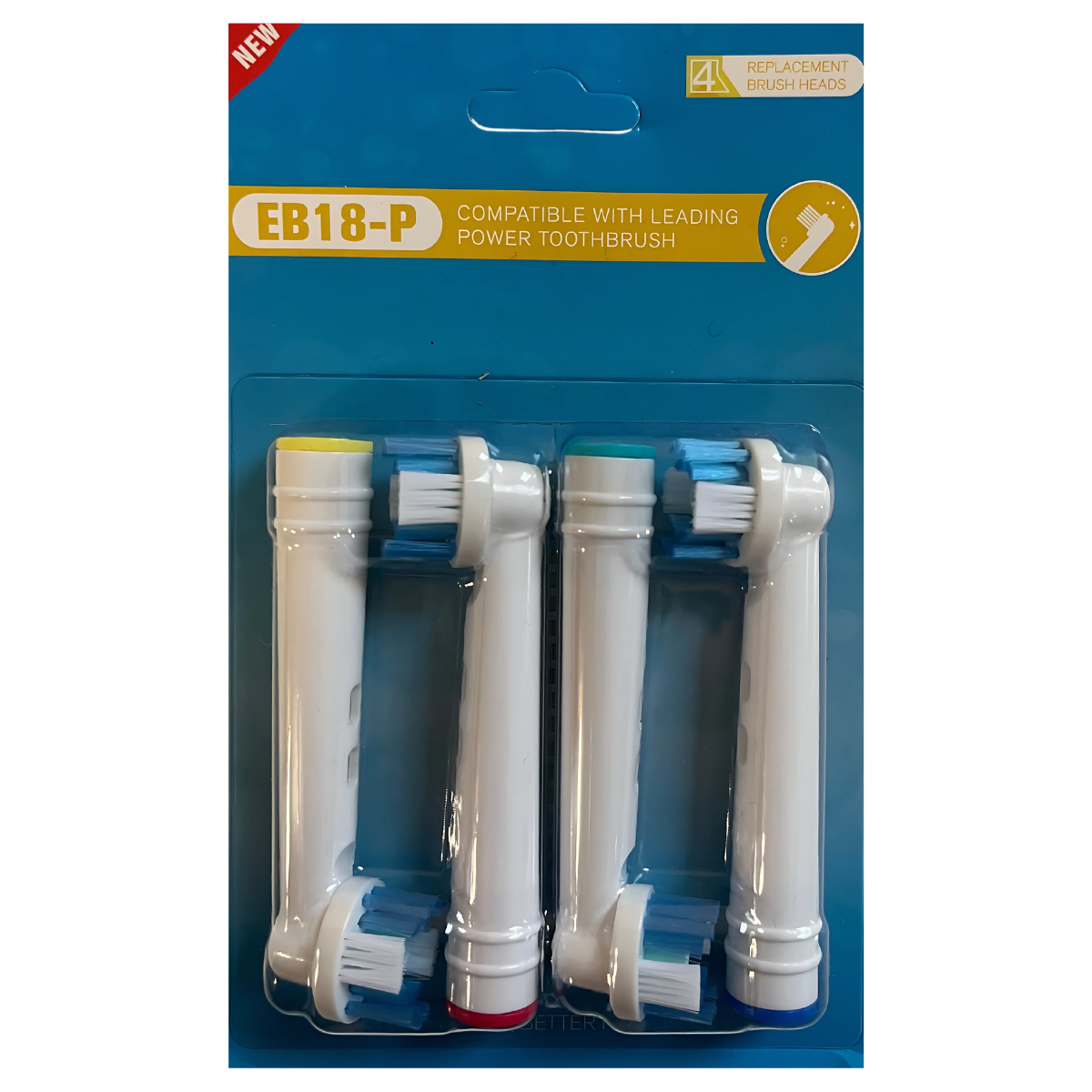 Sada 8 Náhradných Hlavíc Pre Zubné Kefky Oral-B – 4x EB18-P a 4x EB58-X